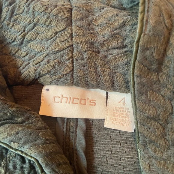 Chico’s green blazer - Picture 3 of 3